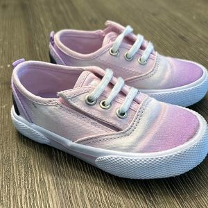 Toddler light purple colors Sperry sneakers US 5.5M